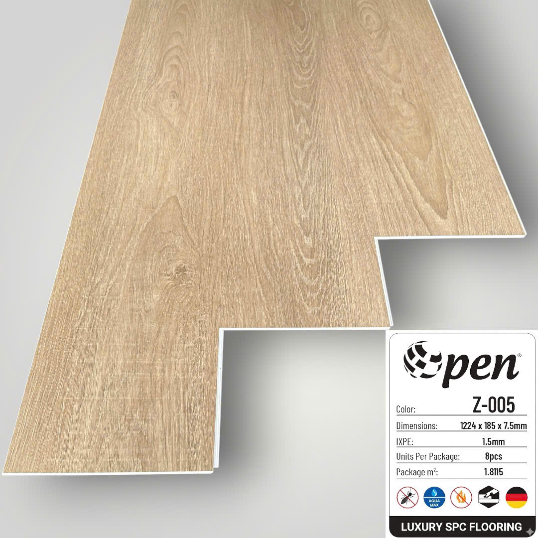 Sàn gỗ Sàn nhựa SPC Z005 - 7.5mm