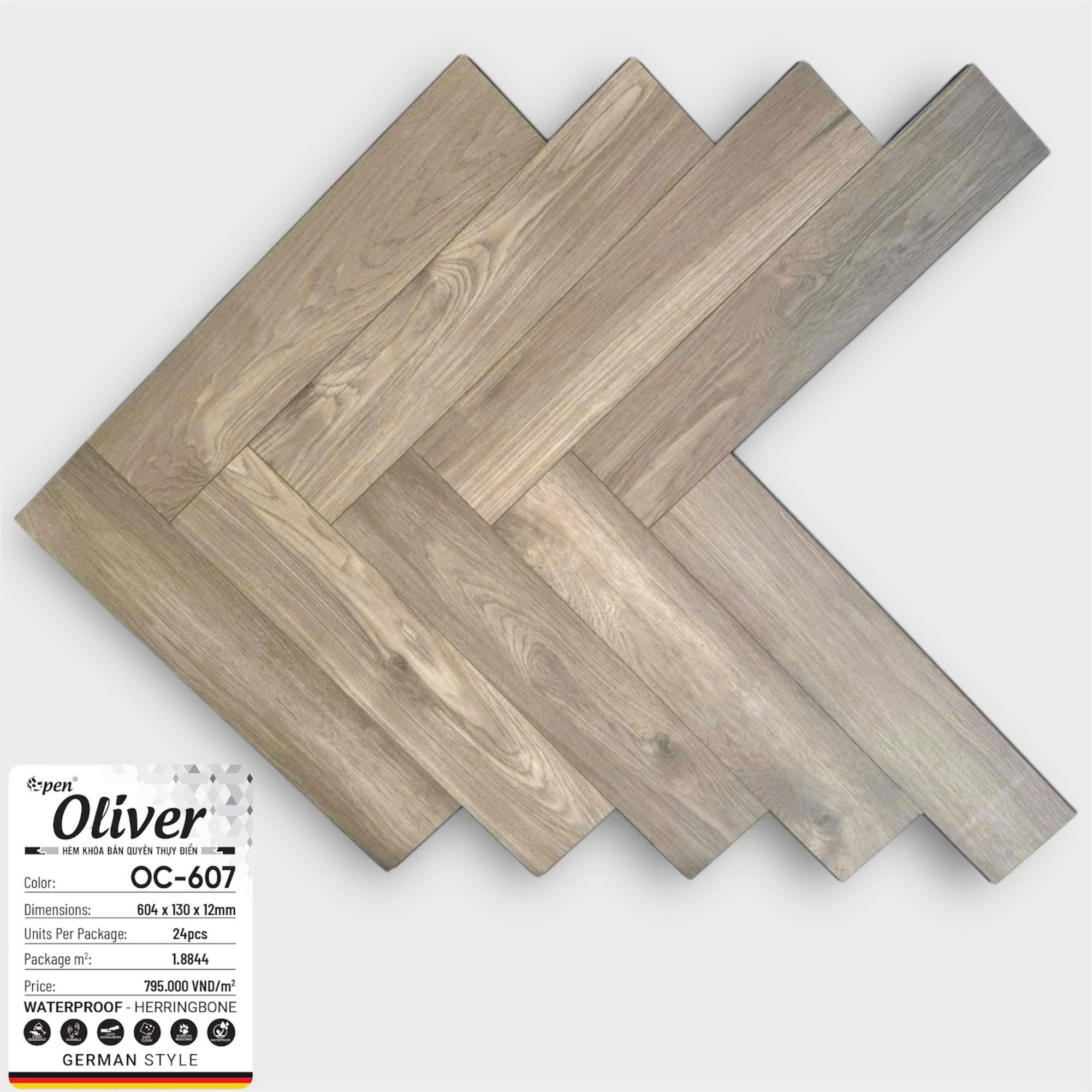 Sàn Gỗ Xương cá OLIVER