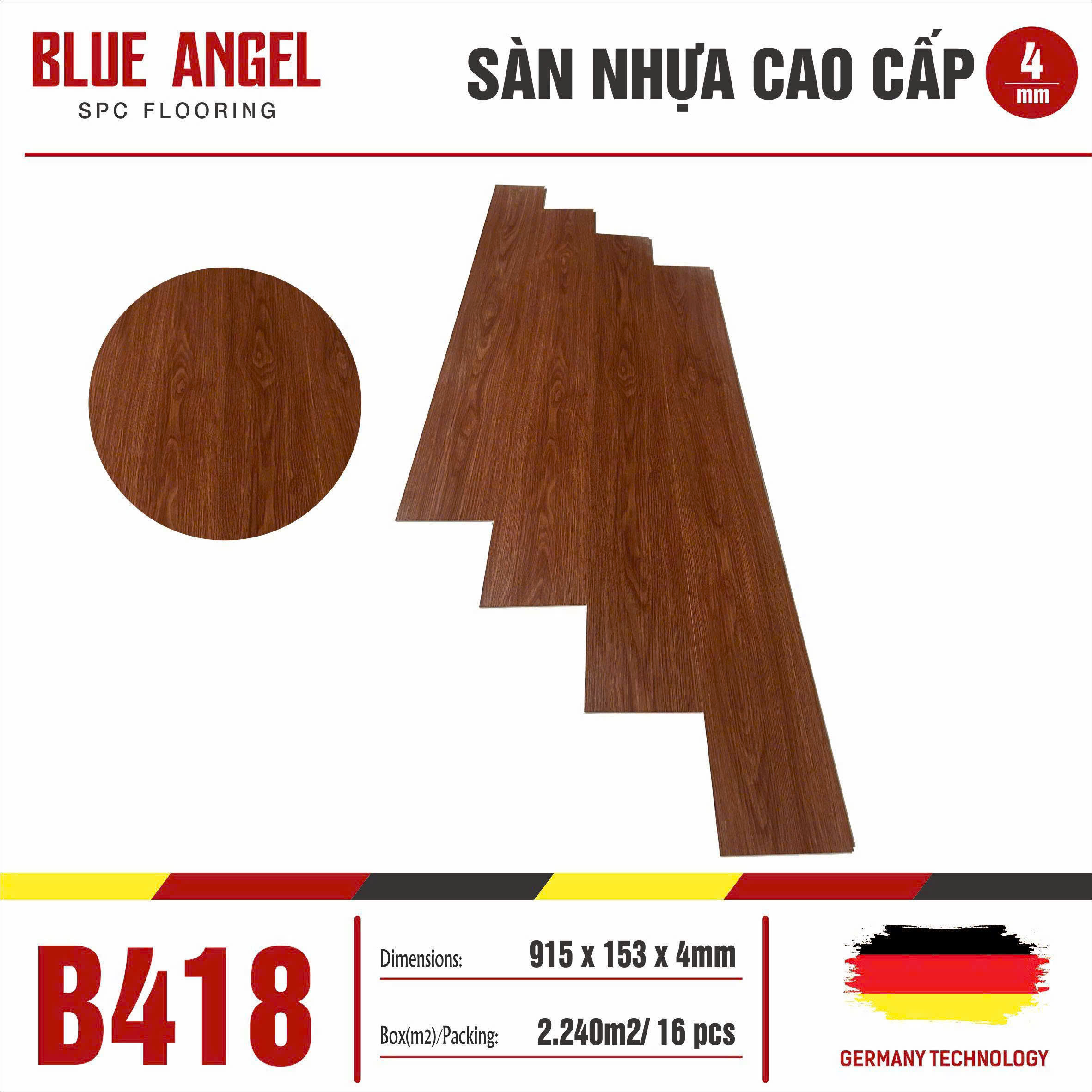 Sàn Nhựa 4mm SPC Cao Cấp